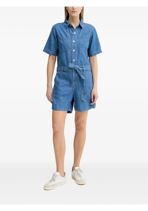 Marc O'Polo denim button-fastening jumpsuit - Blue