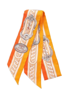 Hermès Pre-Owned 20s Bride de Cour silk scarf - Orange
