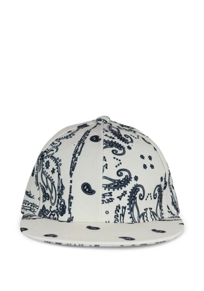 THE WORLD IS YOURS paisley-print baseball cap - Neutrals