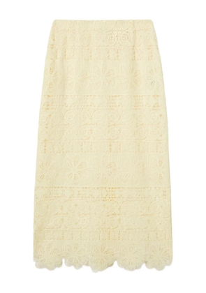 La DoubleJ Lacey pencil skirt - Yellow