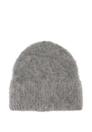 TOTEME alpaca knit beanie - Grey