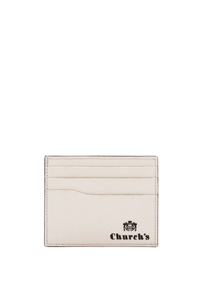 Church's St James leather card holder - White