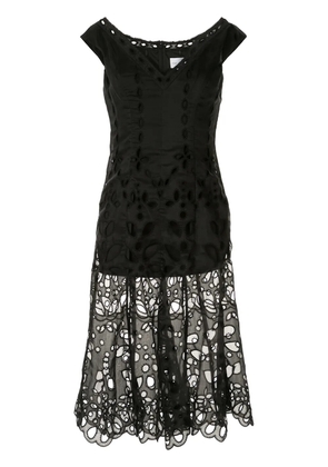 Alice McCall Baudelaire broderie anglais midi dress - Black