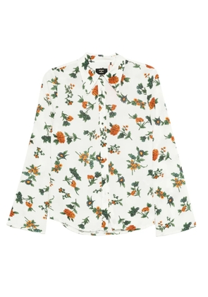 Superdry floral-print shirt - White
