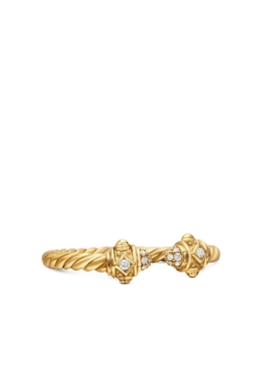 David Yurman 18kt yellow gold Renaissance diamond ring (2.3mm)