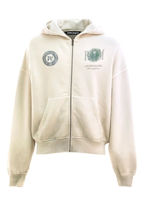 Palm Angels zip-up hoodie - Neutrals
