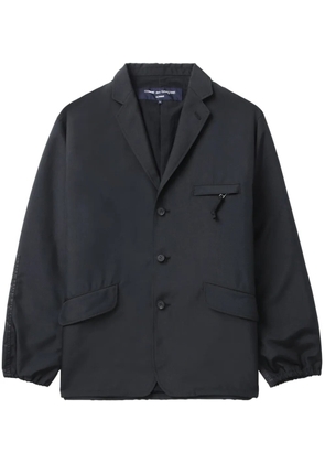 Comme des Garçons Homme notched-collar single-breasted blazer - Black
