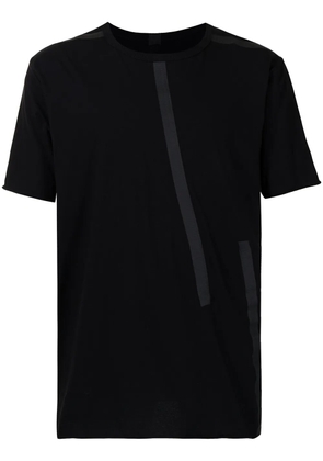Isaac Sellam Experience tape-detail short-sleeved T-shirt - Black