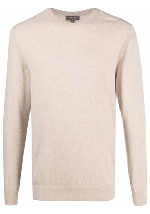 N.Peal round neck cashmere jumper - Neutrals