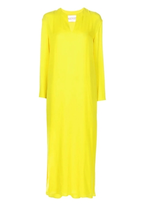 Valentino Garavani slit-detail dress - Yellow