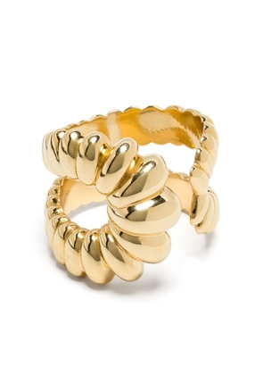 LEANDRA 18K yellow gold Spiral ring