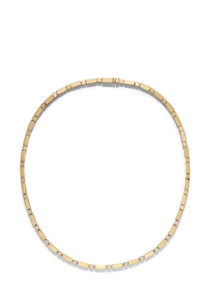 Azlee 18kt yellow gold diamond chain necklace