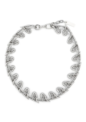 Vann Jewelry All-Over Hearts choker necklace - Silver