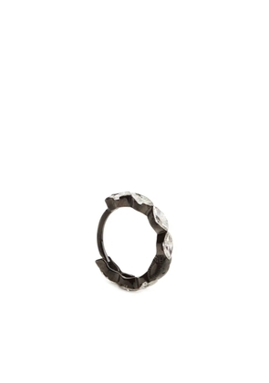 MARIA TASH 18kt black gold Invisible Marquise single earring