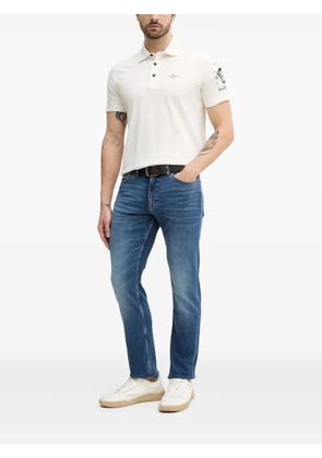 Aeronautica Militare short-sleeve polo shirt - Neutrals