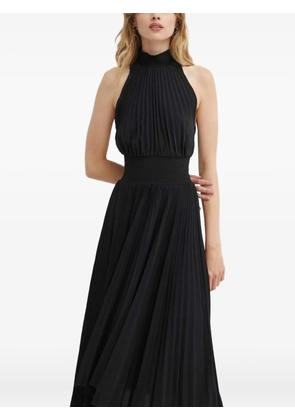 A.L.C. Renzo high-neck pleated midi dress - Black