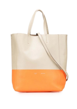 Celine Pre-Owned 2012-2018 Small Bicolor Leather Vertical Cabas satchel - Brown