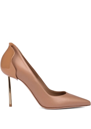 Le Silla 100mm Petalo pointed-toe pumps - Neutrals