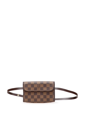Louis Vuitton Pre-Owned 2007 Damier Ebene Pochette Florentine belt bag - Brown