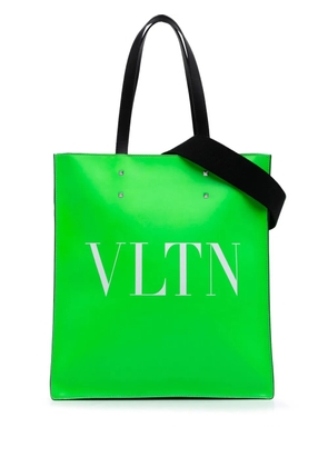 Valentino Garavani Pre-Owned 2018-2025 Leather VLTN satchel - Green