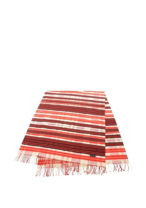 Hermès Pre-Owned 2010s plaid cashmere scarf - Red