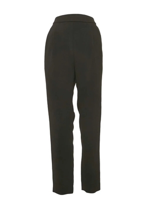 Paule Ka striped pleated trousers - Black