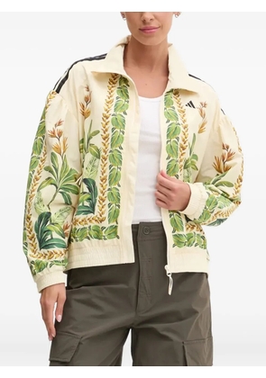 adidas x FARMRio tropical-print track jacket - Neutrals