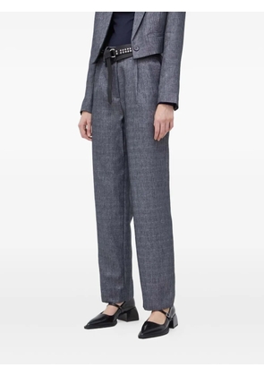 Bruuns Bazaar pleated-front straight trousers - Black