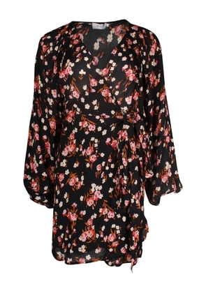 A.L.C. floral-print mini dress - Black
