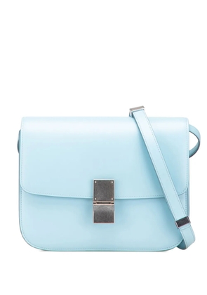 Celine Pre-Owned 2017 Medium Calfskin Classic Box crossbody bag - Blue