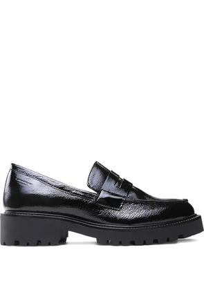 VAGABOND debossed-logo loafers - Black