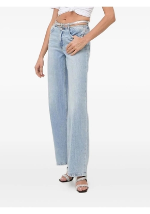 Miss Sixty shell-embellished jeans - Blue