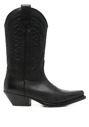 Maison Martin Margiela Pre-Owned cowboy panelled boots - Black