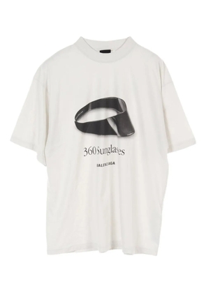 Balenciaga Pre-Owned 2010s 360 Sunglasses-print t-shirt - Grey