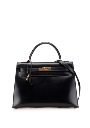 Hermès Pre-Owned 1995 Box Calf Kelly Sellier 32 satchel - Black