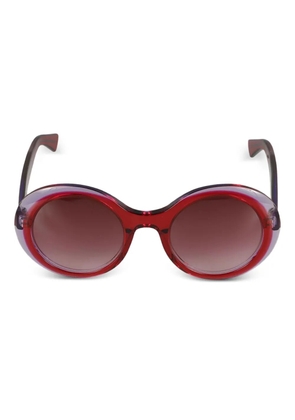 Kador round-frame sunglasses - Red