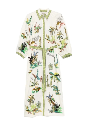 ALEMAIS Day Dream midi dress - Neutrals