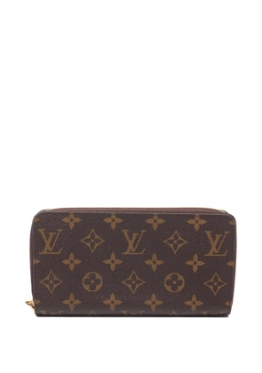 Louis Vuitton Pre-Owned 2016 monogram round zipper wallet - Brown
