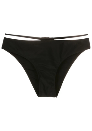 Gloria Coelho strapless string-detail bikini top - Black