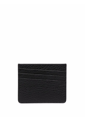 Maison Margiela four-stitch leather card holder - Black