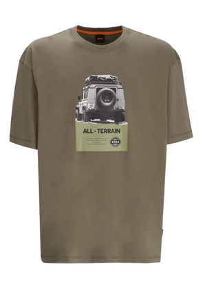 BOSS graphic-print T-shirt - Green