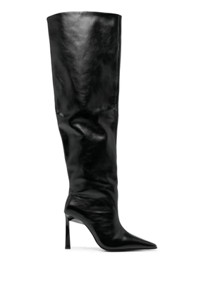 Senso 95mm Octavia II leather boots - Black