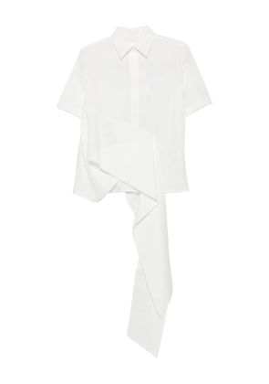 Christian Wijnants wrapped panel top - White