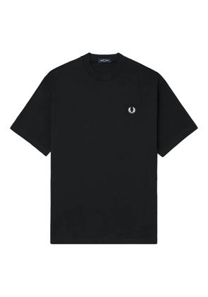 Fred Perry small-logo cotton T-shirt - Black