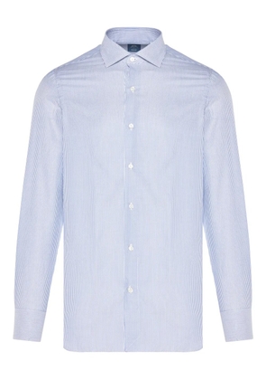 Finamore 1925 Napoli striped cotton shirt - Blue