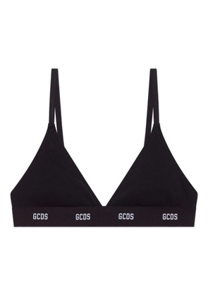 GCDS logo triangle-cup bra - Black
