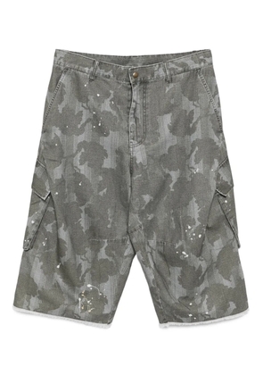 CROQUIS camouflage-print shorts - Green