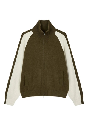 STUDIO TOMBOY zip-closure cardigan - Brown