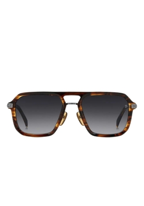 DAVID BECKHAM EYEWEAR square-frame sunglasses - Brown