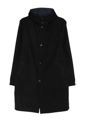 Kired single-breasted coat - Black